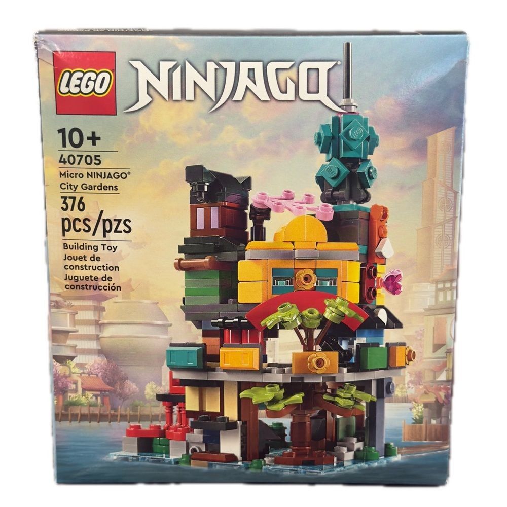 Lego Micro Ninjago City Gardens Building Set 40705 Kids Toy. NEW.